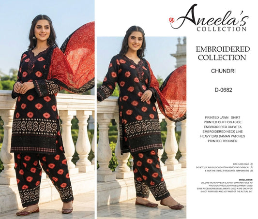 Aneela’s Chundri Collection Vol 3 LUXURY LAWN COLLECTION 2025