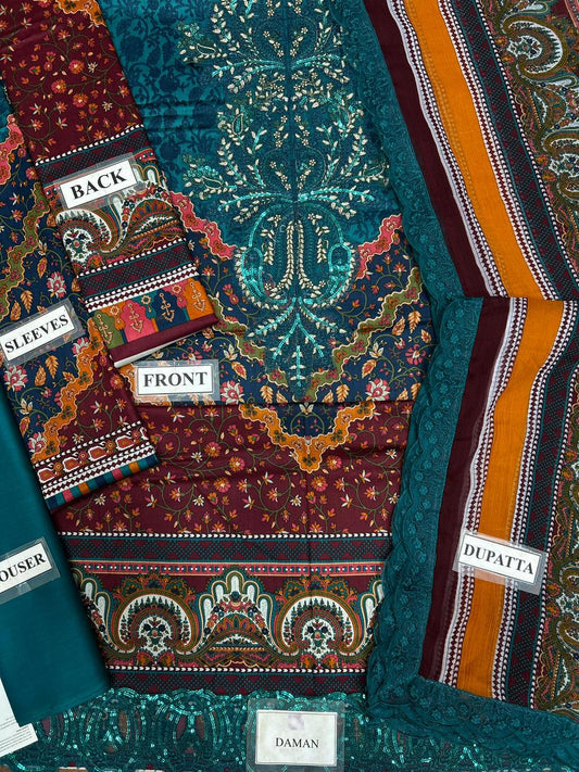 MARIA B LAWN & CHIFFON #MBL4007