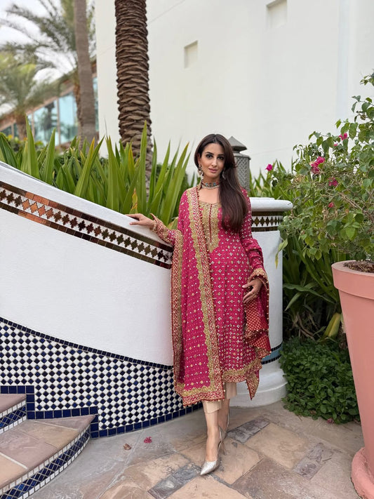 ROSE ROYALE RUBY CHIIFON #JZ3009