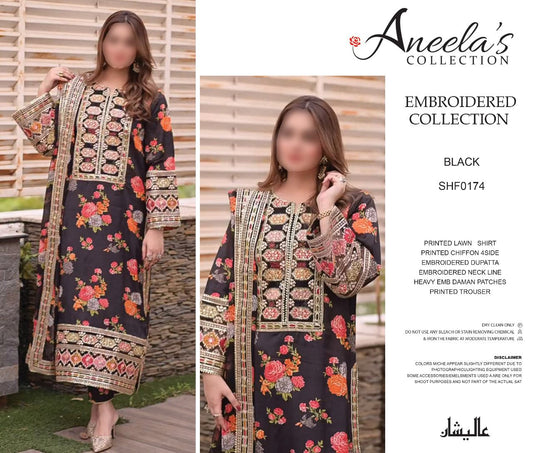 ANEELAS LAWN HIT CODE #AL882