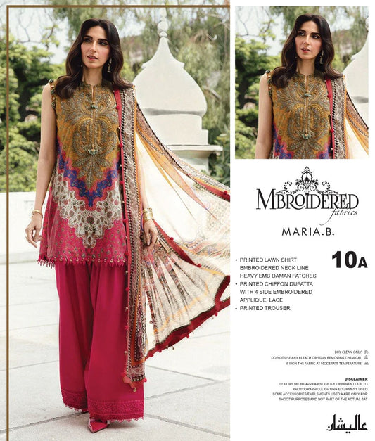 MARIA B LAWN & CHIFFON #MBL3007