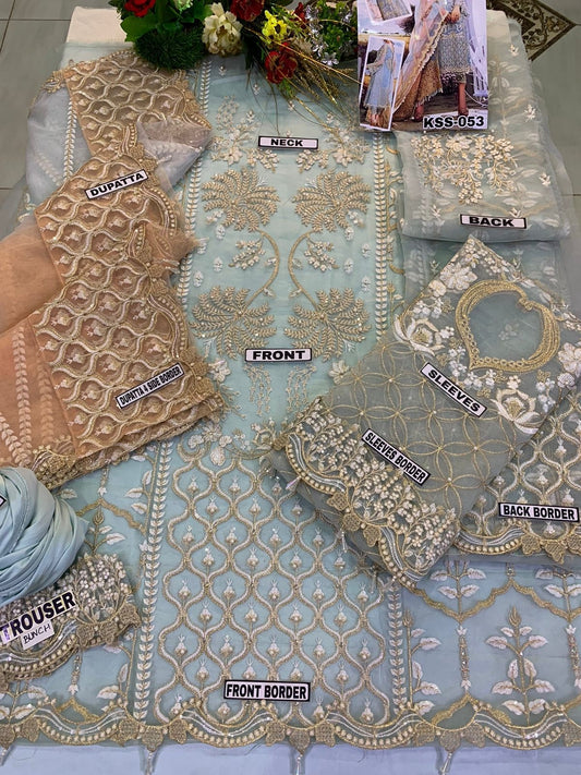 AGHA NOOR ORGANZA/NET #TDS2006