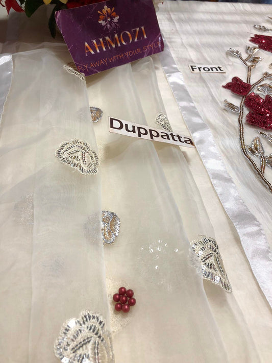 RABIA ZAHOOR SHEESHA SILK LUXERY COLLECTION #RRS4012