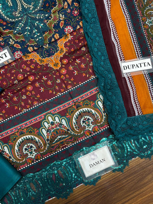 MARIA B LAWN & CHIFFON #MBL4007