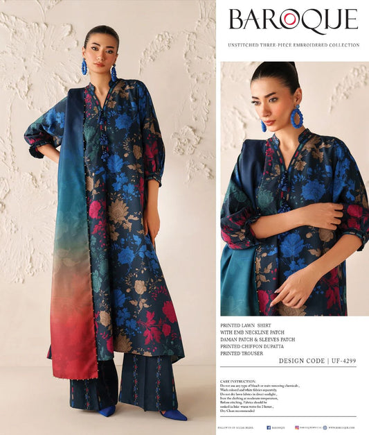 BAROQUE PRINTED LAWN #BPL565