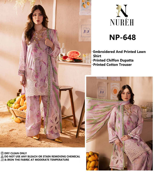 NUREH LAWN CHIFFON #NL4005