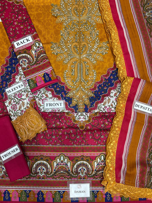 MARIA B LAWN & CHIFFON #MBL3007