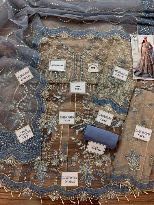 LUXURY MARIA B FROCK #MBF3003