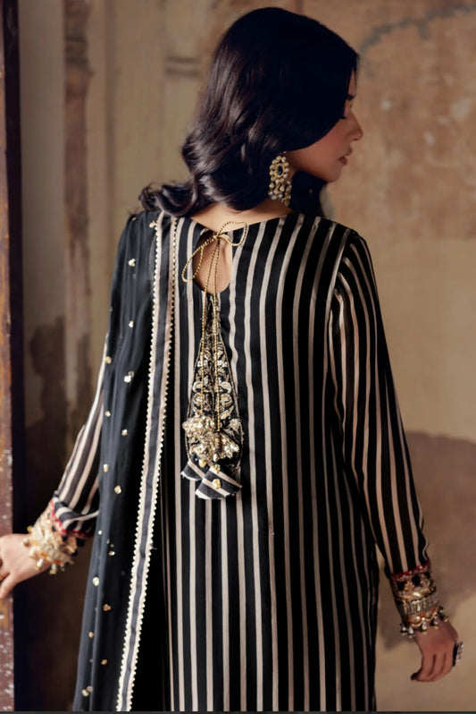 Charizma Printed Chiffon Embroidered #CP008