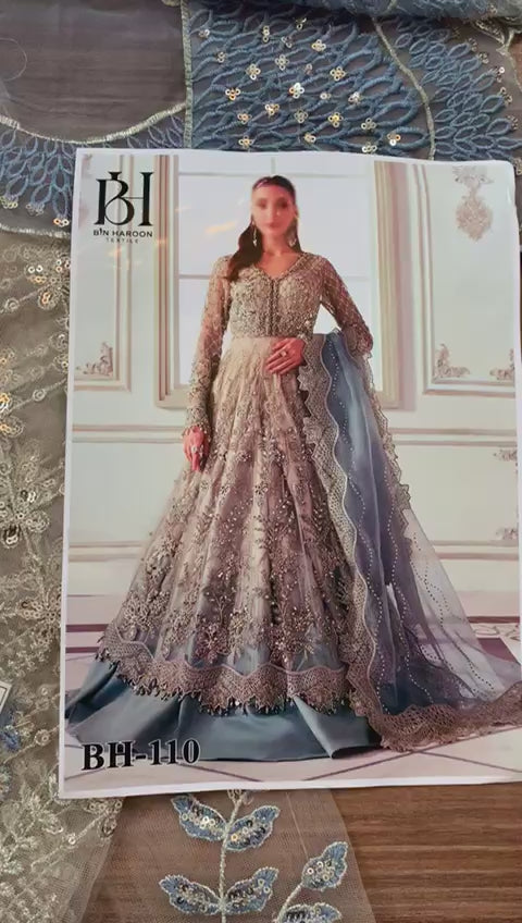 LUXURY MARIA B FROCK #MBF3003