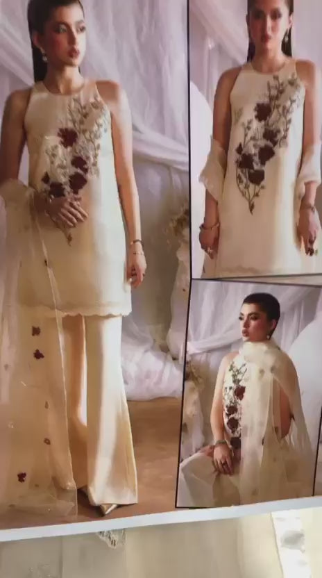 RABIA ZAHOOR SHEESHA SILK LUXERY COLLECTION #RRS4012